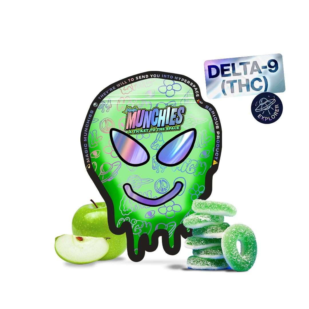 Magic Delta-9 (THC) Gummies - Sour Apple