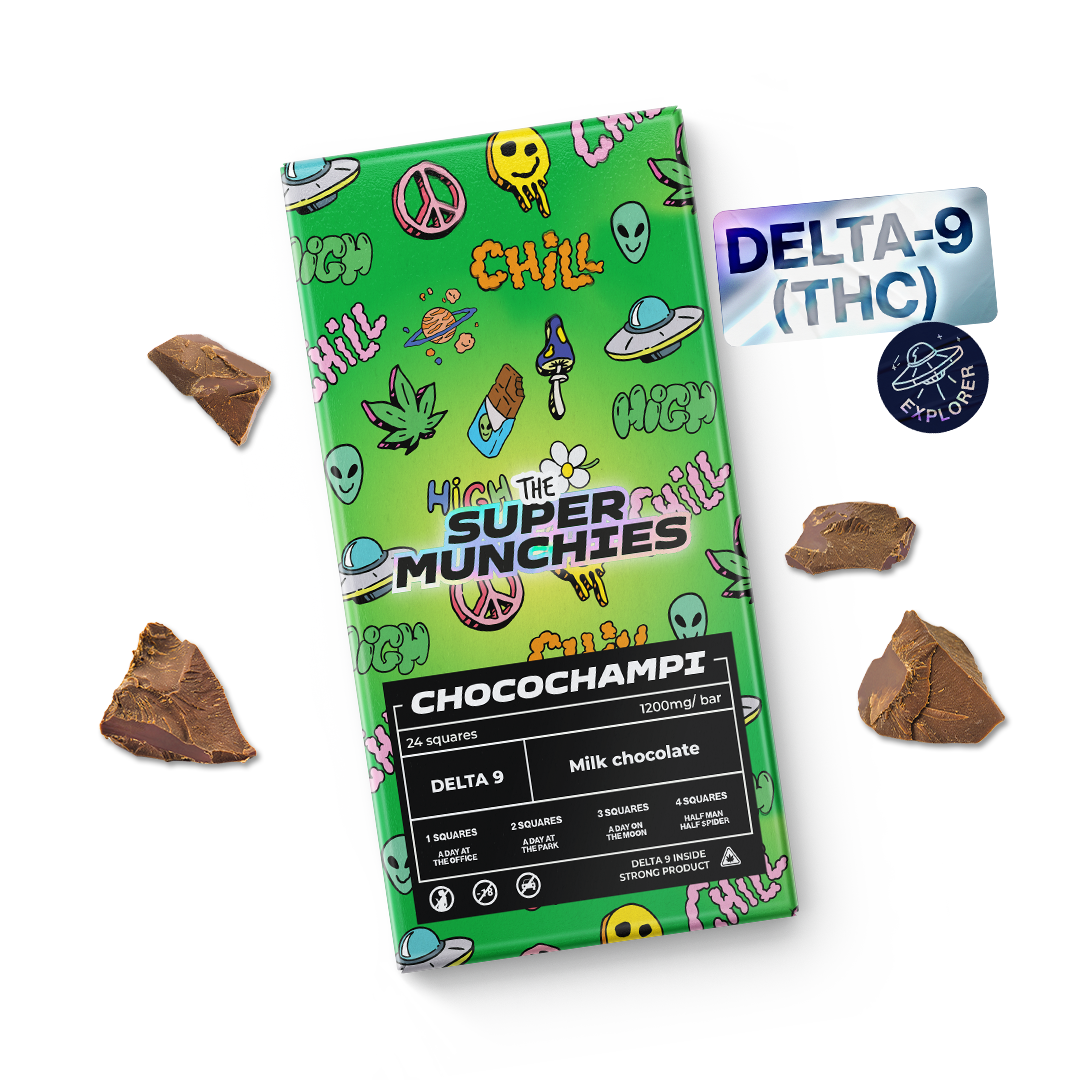 Magic Delta 9 (THC) Chocolate Bar - Milky Milk