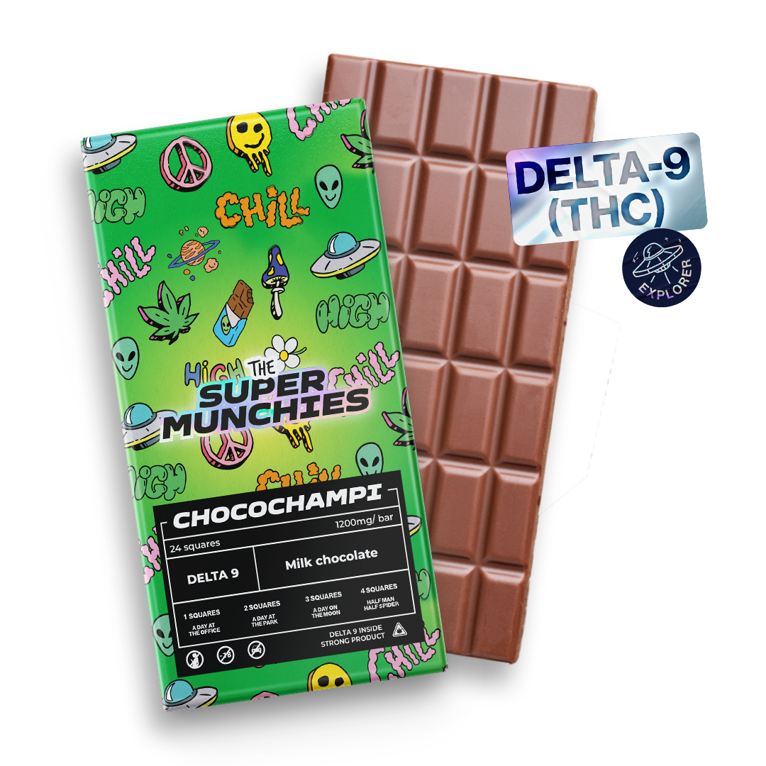 Magic Delta 9 (THC) Chocolate Bar - Milky Milk