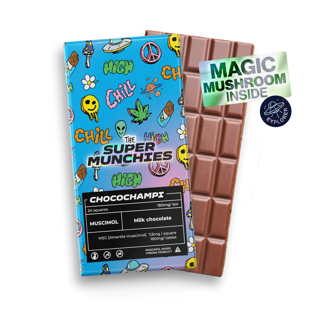 Magic Mushroom Chocolate Bar - Milky Milk