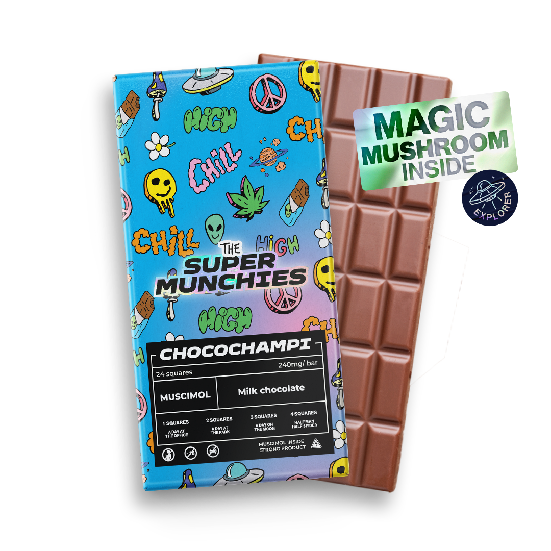 Magic Mushroom Chocolate Bar - Milky Milk