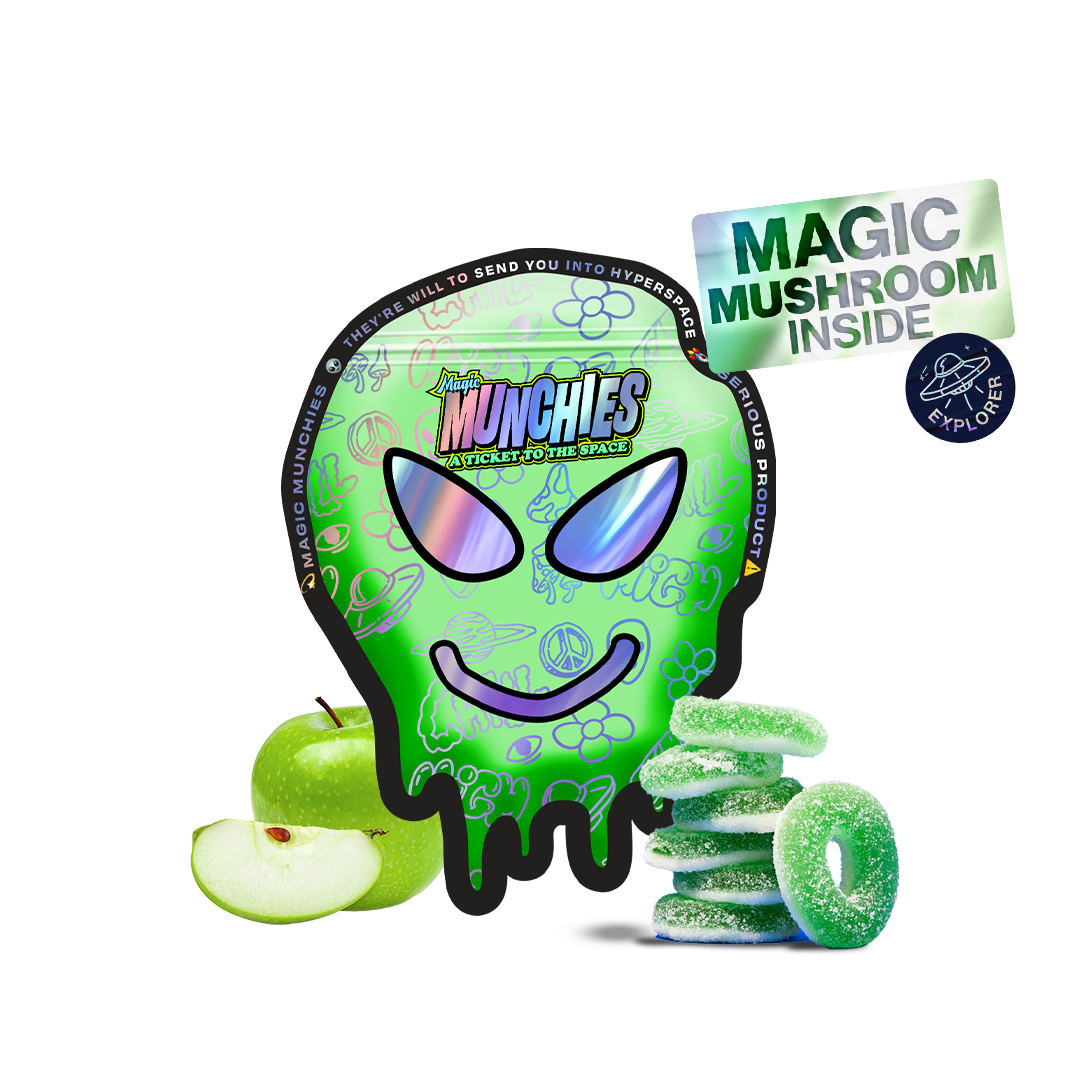 Magic Mushroom Gummies - Sour Apple