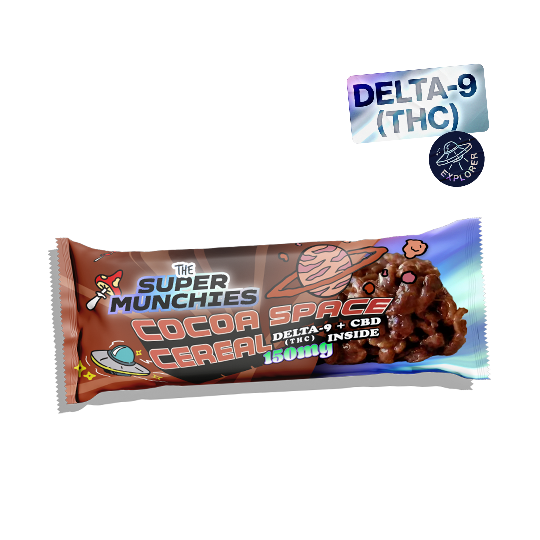 Magic Delta-9 (THC) Crunchy Bar - Cocoa Space Cereal